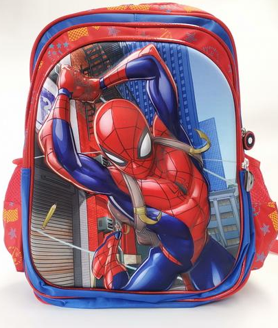 Large 3D Back Pack - Spider Man Image