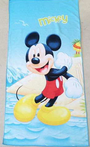 Flat Towel - Mickey Image
