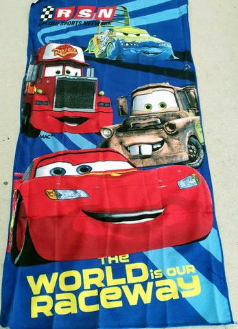 Flat Towel - Cars 2 Image